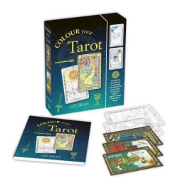 Colour Your Tarot Includes a Full Deck of Specially Commissioned Tarot Cards, a Deck of Cards to Colour in and a 64-Page Illustrated Book by  Liz Dean