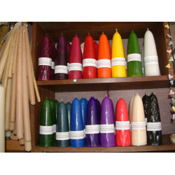 Solid Colour Large Pillar Candles 40hr Burn Time (Select from list)