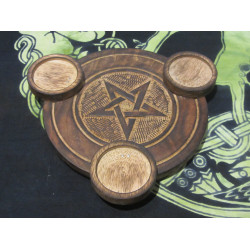 Pentagram tealight holder
