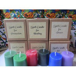 Spell Candles with instructions (select from list)