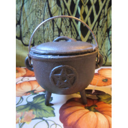 Cauldron 11cm Pentagram