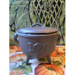 Cauldron 15cm Triple Moon