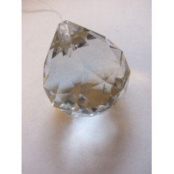Rainbow Glass Sun Catcher - 60mm globe, clear