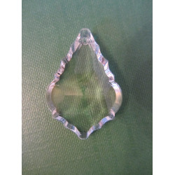 Rainbow Glass Sun Catcher - 38mm leaf, clear