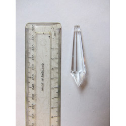 Rainbow Glass Sun Catcher - 63mm pendulum, clear