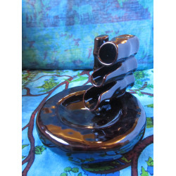 Backflow bamboo and pools incense burner