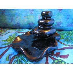 Backflow large pebbles incense burner