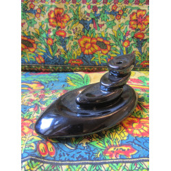 Backflow small pebble incense burner