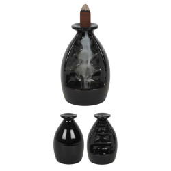Backflow cocoon incense burner