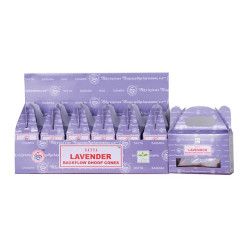 Lavender backflow cones x 24