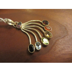 Chakra pendant squiggles Sterling Silver