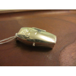 Coffin Locket Pendant Sterling Silver