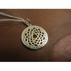 Crown Chakra Pendant Sterling Silver