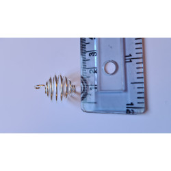 18mm silver spiral cage 18mm silver spiral cage