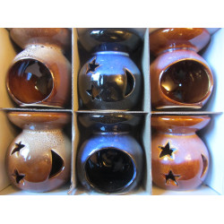 Sun and moon oil burners