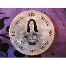 Pendulum Board, Ceramic - Ask the Witch Pendulum Board, Ceramic - Ask the Witch