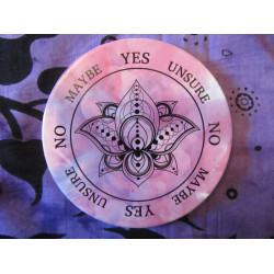 Pendulum Board, Ceramic - Lotus Flower Pendulum Board, Ceramic - Lotus Flower
