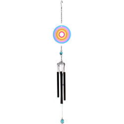 Blue multi circle wind chime Blue multi circle wind chime
