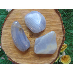 Blue Lace Agate Tumblestones 30-40mm