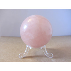 Peachy Rose Quartz sphere 60mm